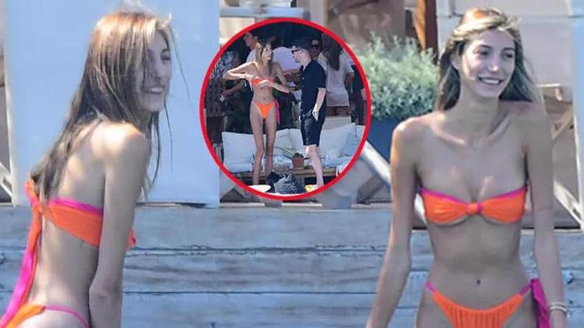 Şevval Şahin, Bodrum'da tatilde! Fit fiziğine tam not...