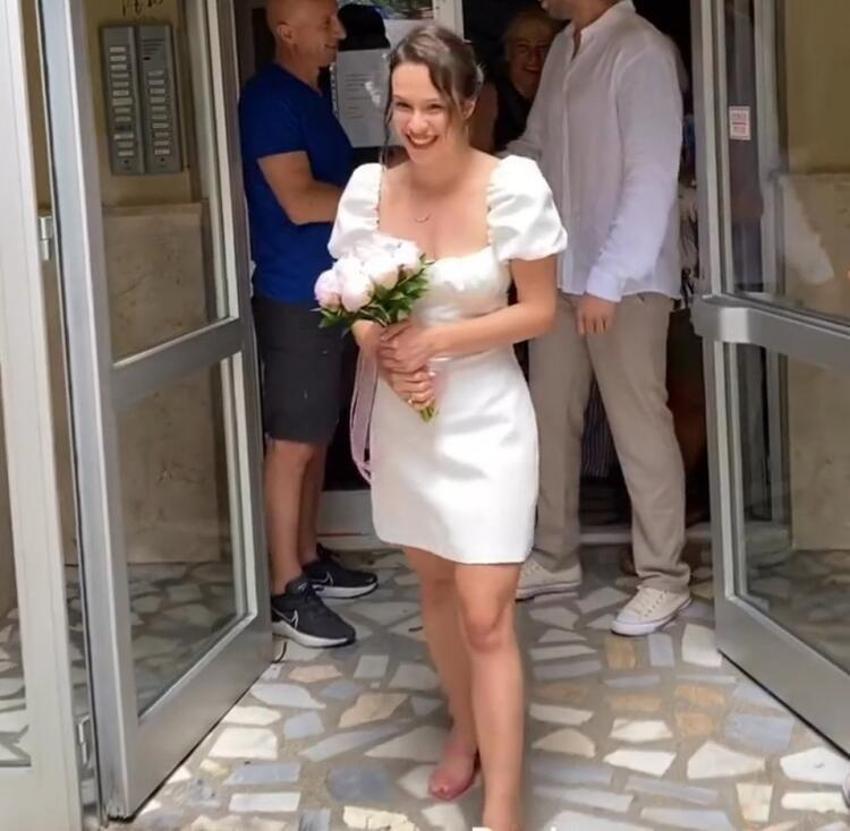 Masumlar Apartmanı’nın Neriman'ı Gizem Katmer evlendi! Düğününden ilk kareler...