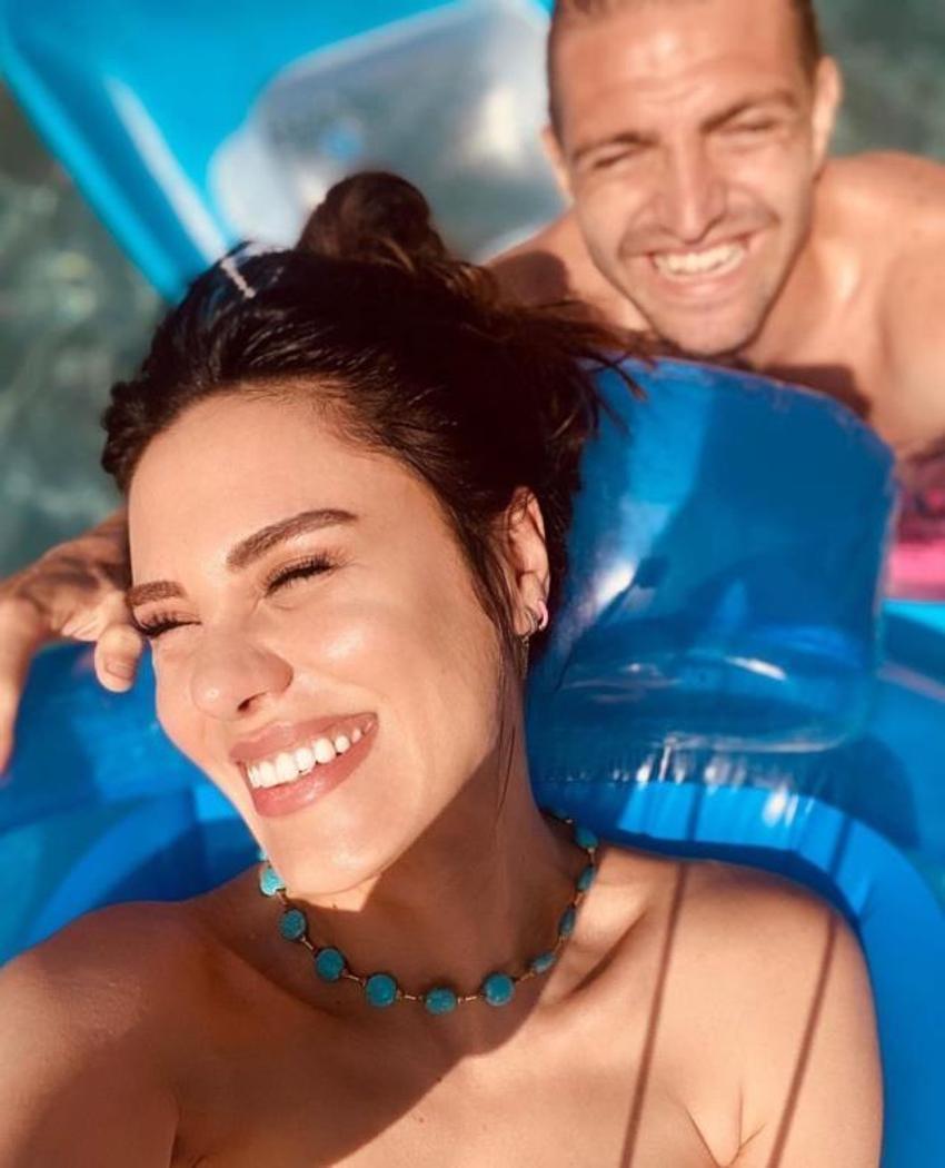 Yargı dizisinin Savcı Derya'sı Şükran Ovalı yeşil mayosuyla ortalığı kasıp kavurdu!