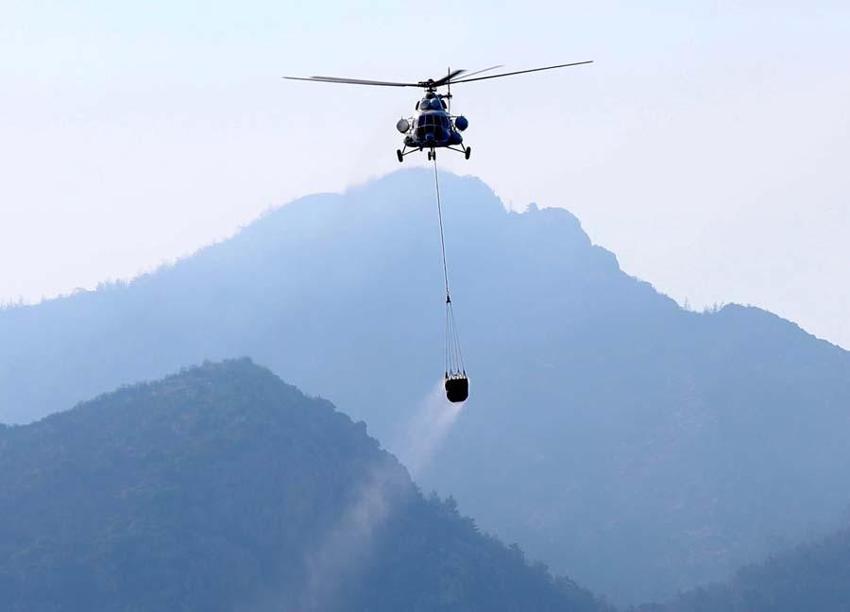 Muğla Marmaris’te orman yangını! 20 helikopter ve 14 uçakla havadan müdahale ediliyor...