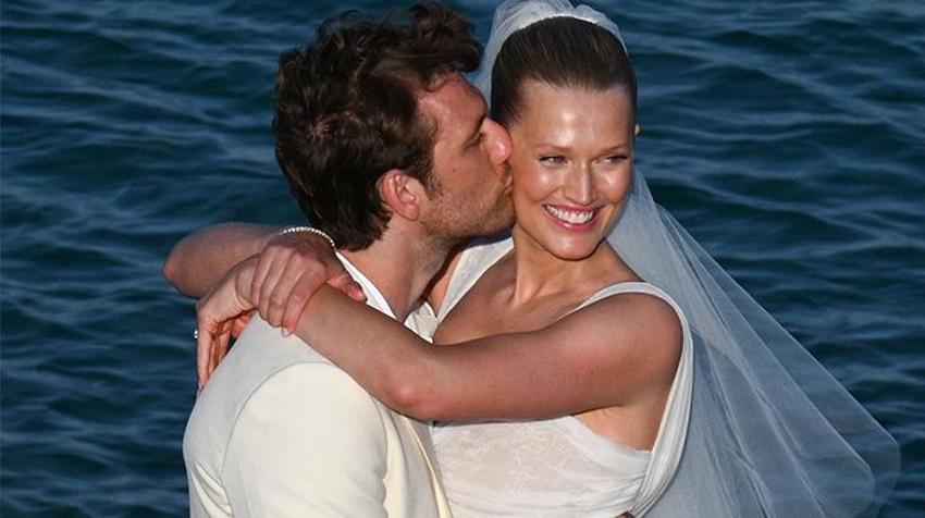 Toni Garrn ve Alex Pettyfer tekrar evlendi! Törende romantik anlar...