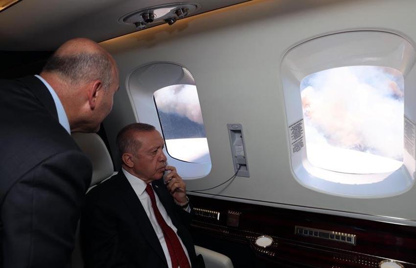 Marmaris'teki orman yangınında 3'üncü gün; alevler 5 noktada ilerliyor