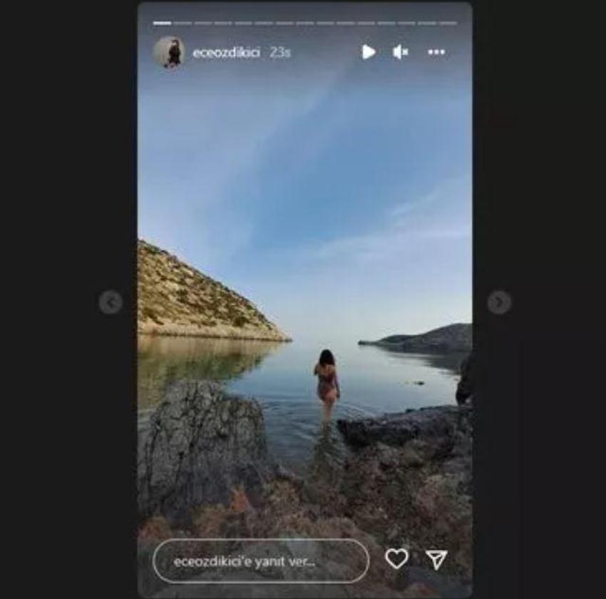 Poyraz Karayel'in Songül Umman'ı Ece Özdikici, bikinili paylaşımı silinince sert çıktı! 'Aramızdaki hangi sapık...'