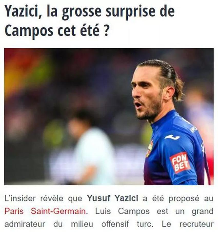 Yusuf Yazıcı Paris Saint-Germain'e önerildi!