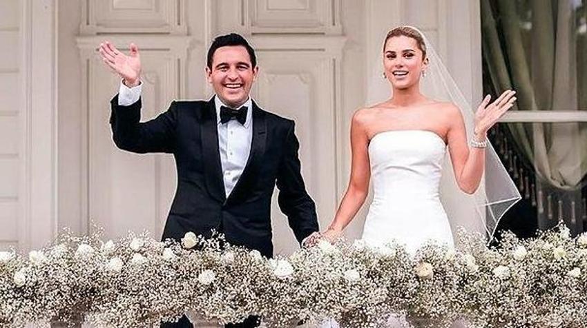 Hacı Sabancı ve Nazlı Kayı evlendi! Çırağan Sarayı’ndaki düğünden ilk fotoğraflar...
