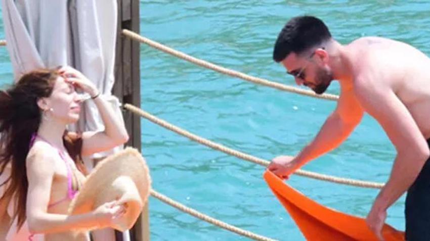 Çağlar Ertuğrul ile Kayla Manukyan sezonun yorgunluğunu attı!