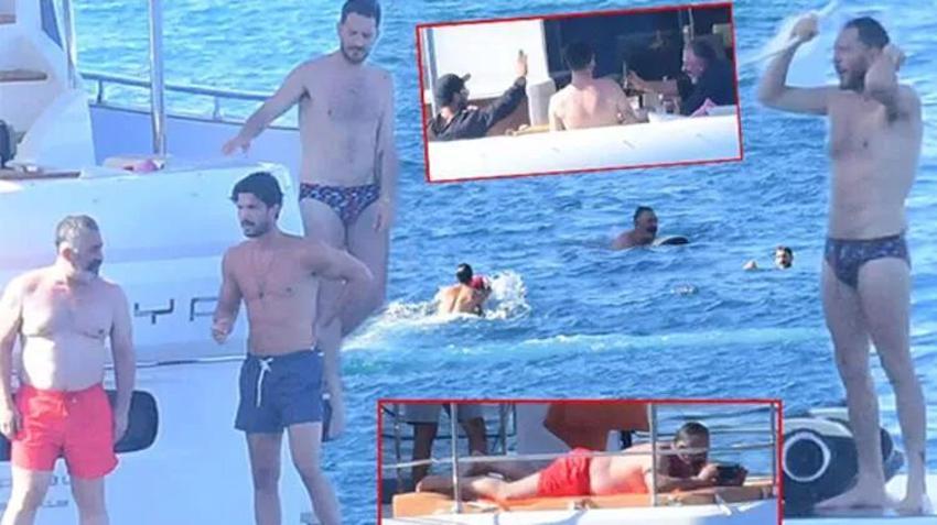 Eski rol arkadaşları Kaan Yıldırım ile Kubilay Aka'nın Bodrum tatili!