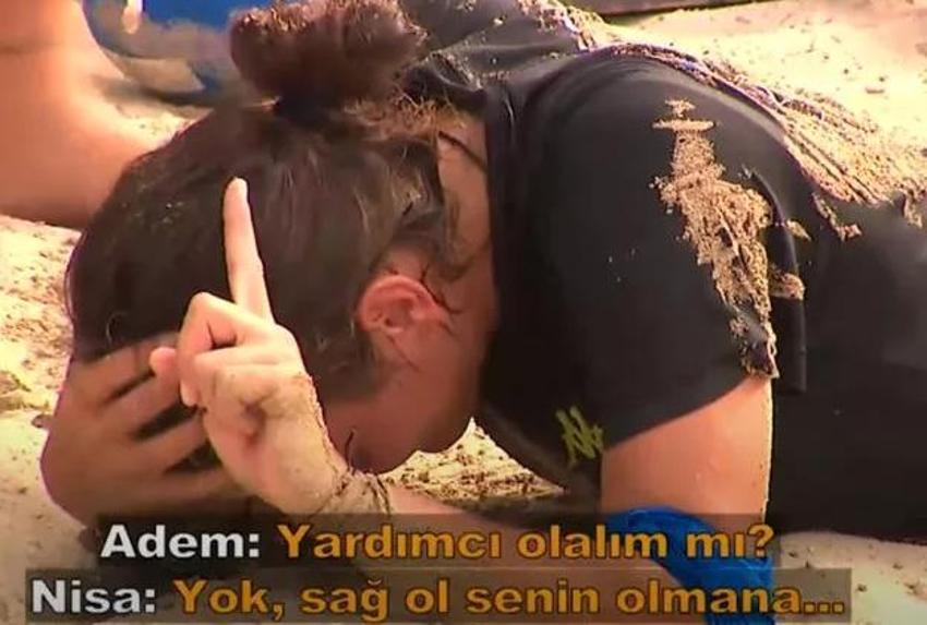 Survivor Nisa'dan Adem Kılıçcı'ya olay sözler: Çok iğrenç bir insansın