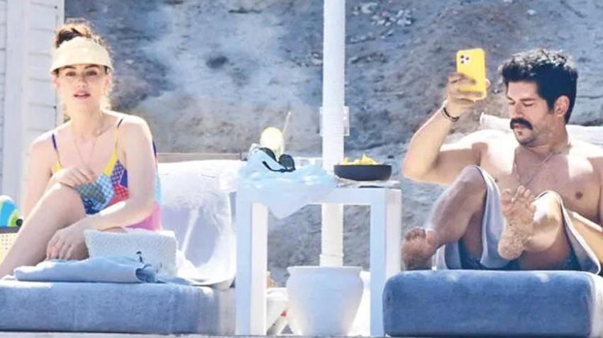 Burak Özçivit ile Fahriye Evcen'in Bodrum tatili!