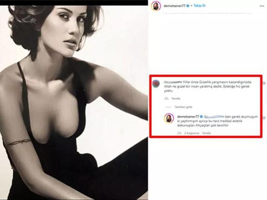 Demet Şener'in 19 yaşındaki haline itirafı damga vurdu! 'Estetik' yorumuna yanıt...