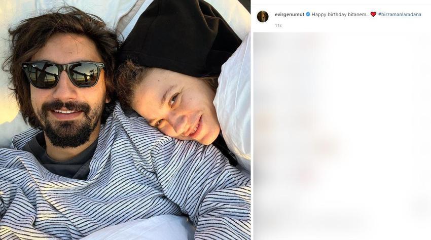 Umut Evirgen ve Serenay Sarıkaya'dan ilk fotoğraf! Aşkını ilan etti