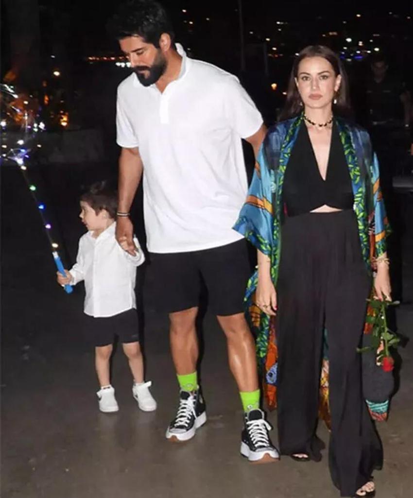 İkinci kez hamile olan Fahriye Evcen'in belirginleşen karnı dikkat çekti!