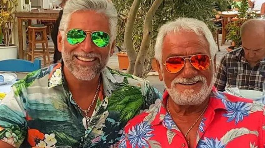 Fedon ve oğlundan yeni kare! Kıyafetleri dikkat çekti...