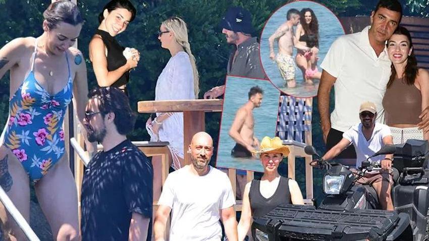 Ünlü isimlerin Bodrum ve Çeşme'de tatil keyifleri kameralara yansıdı!