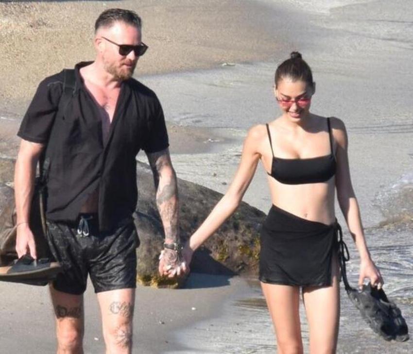 Dilan Çiçek Deniz ve Thor Saevarsson'dan jet-ski şov!