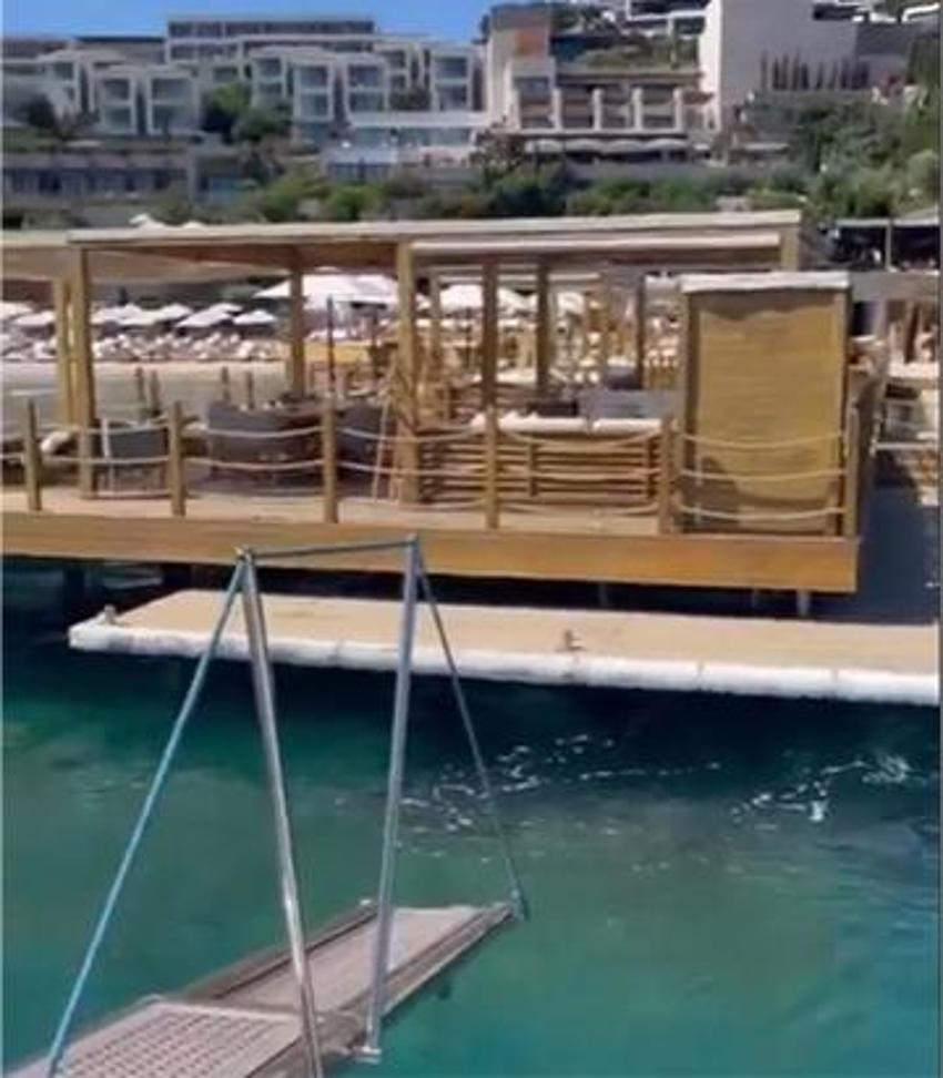 Amerikalı oyuncu Lindsay Lohan tatil için Bodrum'u tercih etti!