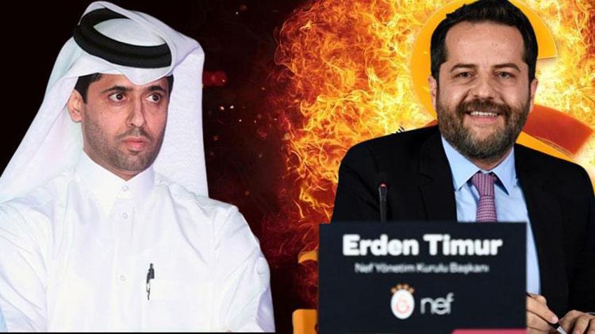 Galatasaray'da son dakika! Erden Timur Nasır el-Halifi ile görüşmelere başladı