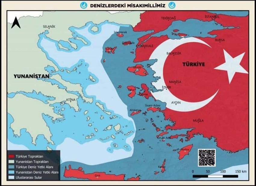 Yunanistan'ı çıldırtan harita! ABD'lilerden NATO'ya skandal Türkiye mektubu...