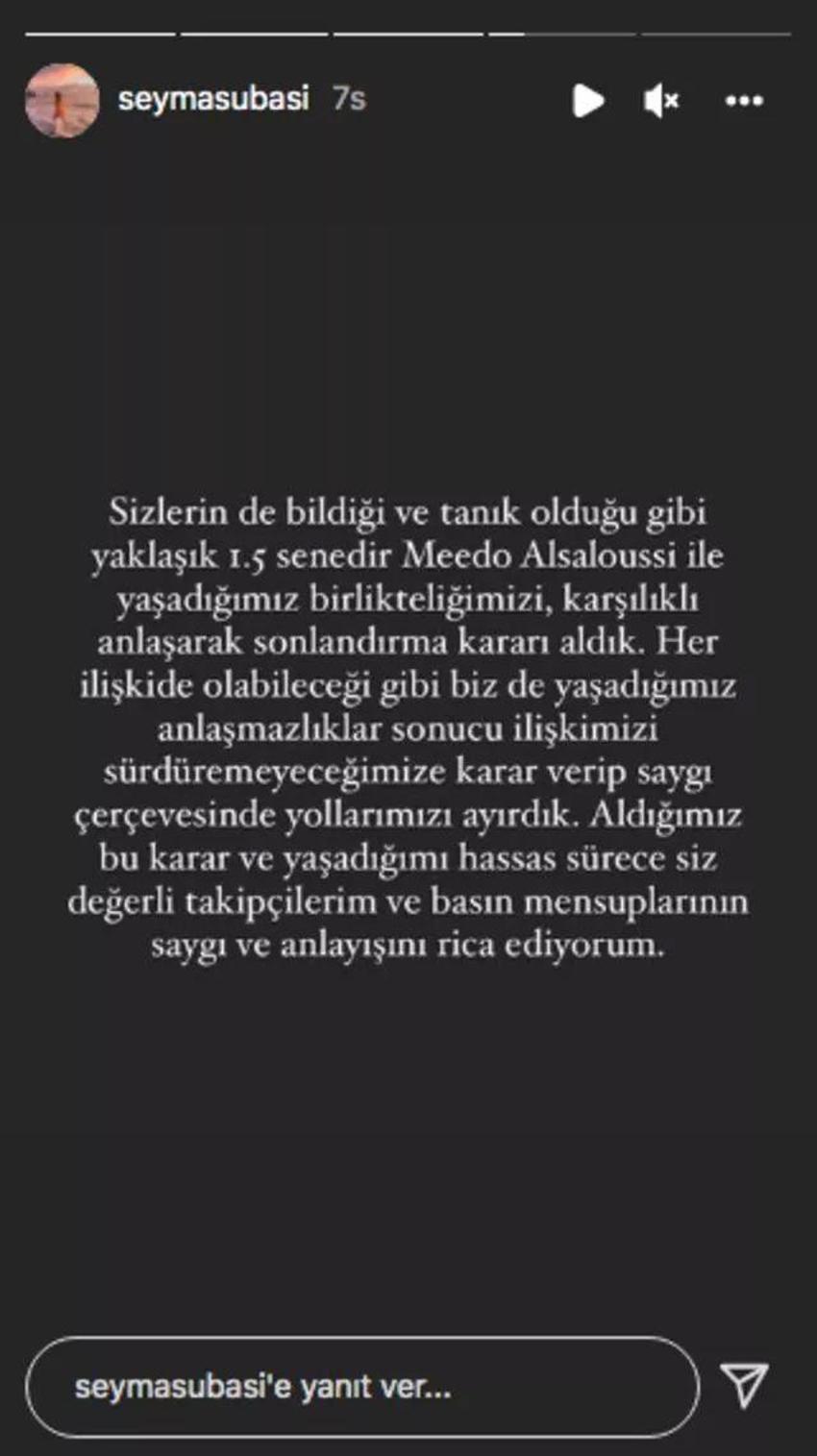 Şeyma Subaşı ve Medoo çiftinden flaş karar! Ayrılığa dayanamadılar...