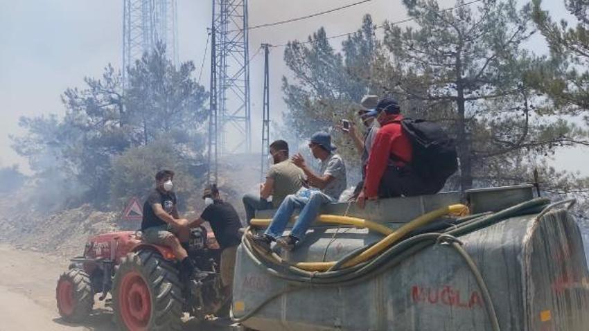 Datça'da orman yangını!