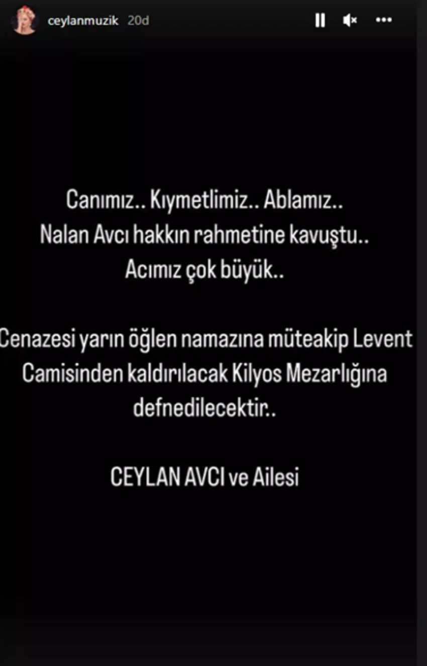 Ceylan'ın kardeş acısı! Ablası toprağa verildi...