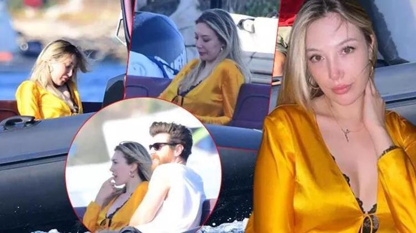 Yasmin Erbil plajda tüm bakışları üzerinde topladı!