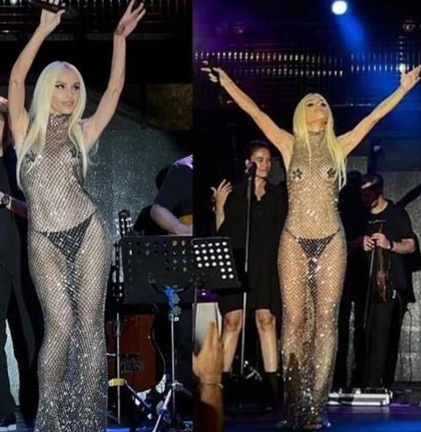 Gülşen transparan elbiseyle sahneye çıktı! Tuğba Ekinci'den olay sözler...