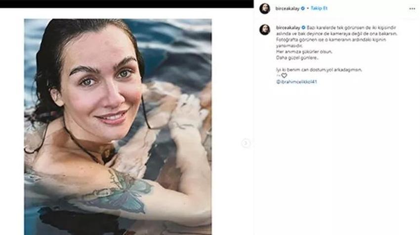 Birce Akalay: İbrahim Çelikkol ile çok tatlı tatil yaptık