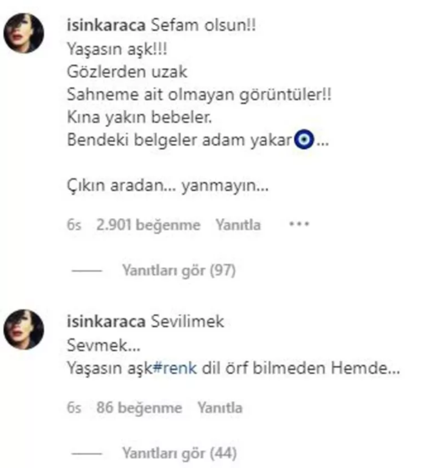 Işın Karaca'dan eleştirilere yanıt: Öptüğüm adam...