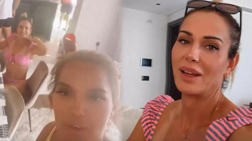 Demet Akalın evinde Survivor Nagihan'ı ağırladı! "Kocaman kocaman altınlar almış"