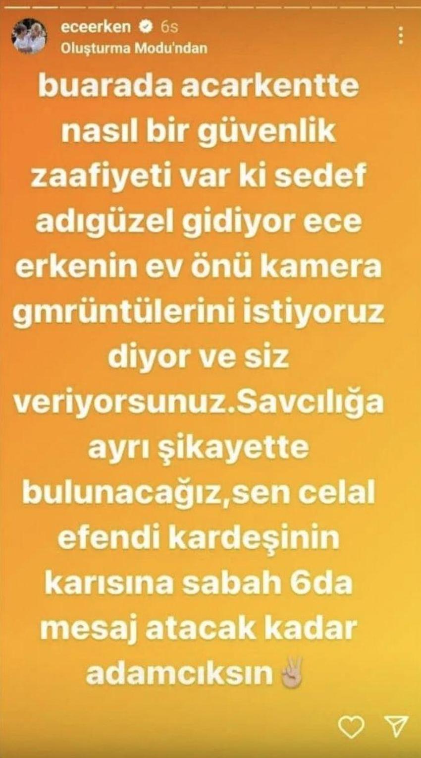 Ece Erken, Şafak Mahmutyazıcıoğlu'nun abisi tarafından tehdit ediliyor! Mesajları ifşa etti...