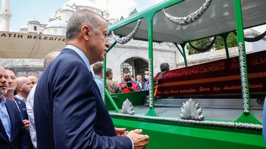Cumhurbaşkanı Erdoğan, Fethiye Gümüşdağ'ın cenaze törenine katıldı