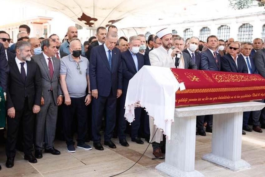 Cumhurbaşkanı Erdoğan, Fethiye Gümüşdağ'ın cenaze törenine katıldı