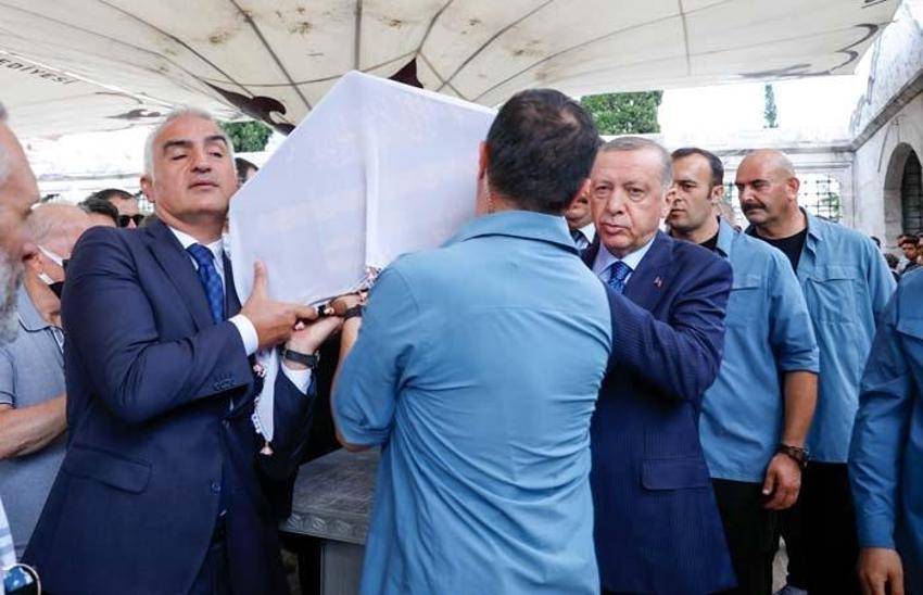 Cumhurbaşkanı Erdoğan, Fethiye Gümüşdağ'ın cenaze törenine katıldı
