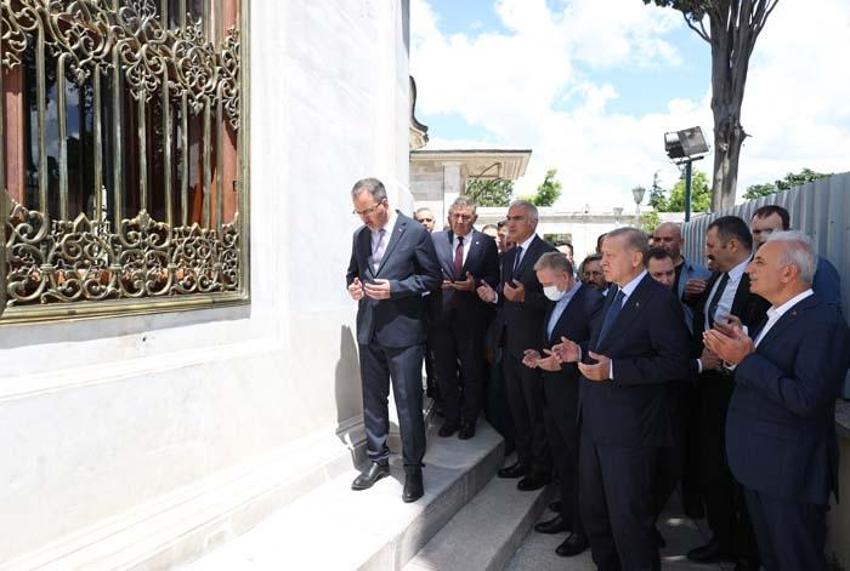Cumhurbaşkanı Erdoğan, Fethiye Gümüşdağ'ın cenaze törenine katıldı