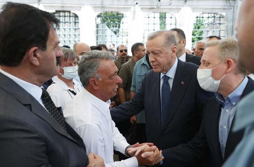 Cumhurbaşkanı Erdoğan, Fethiye Gümüşdağ'ın cenaze törenine katıldı