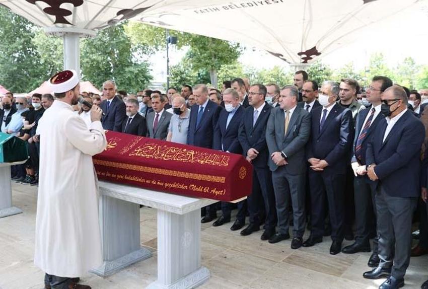 Cumhurbaşkanı Erdoğan, Fethiye Gümüşdağ'ın cenaze törenine katıldı