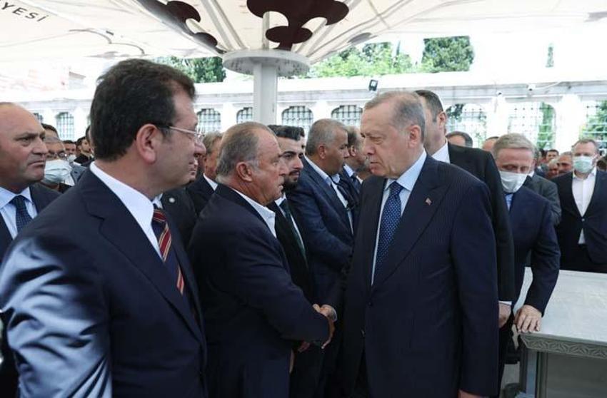 Cumhurbaşkanı Erdoğan, Fethiye Gümüşdağ'ın cenaze törenine katıldı
