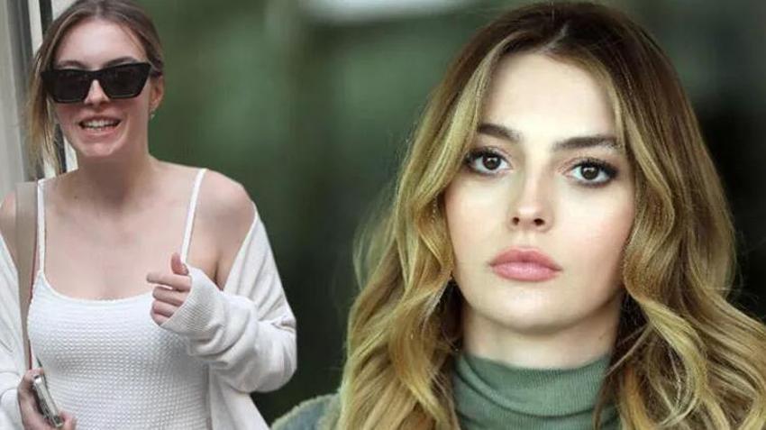 Melis Sezen temmuz ayında hırka giydi!
