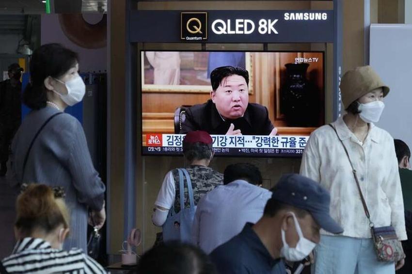 Kuzey Kore lideri Kim Jong-Un emri verdi! Savaş çanları çalıyor, füzeler peş peşe ateşlendi