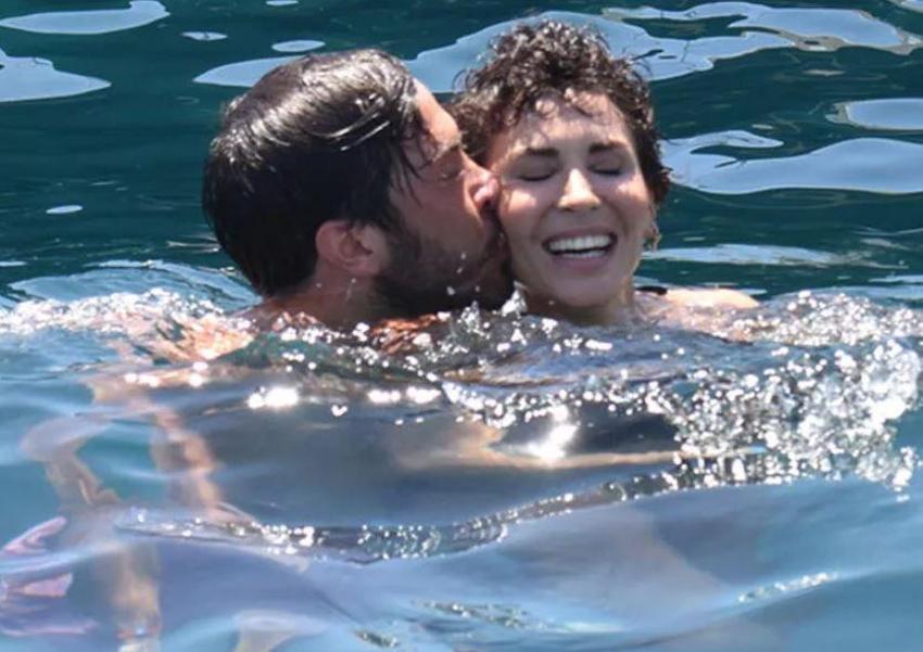 Kanseri yenen şarkıcı Şimal nişanlısıyla Bodrum tatilinde