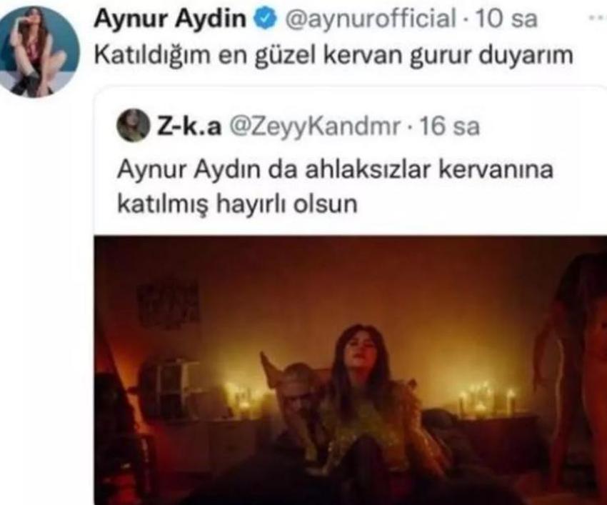 Aynur Aydın'ın klibindeki sahneler sosyal medyanın gündeminde!