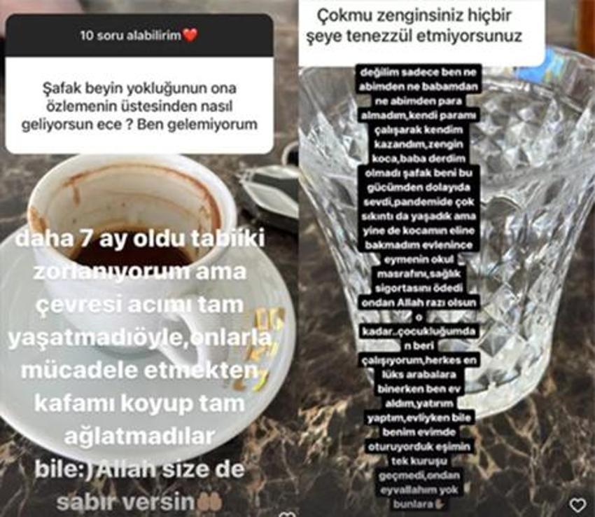 Ece Erken gelen yoruma isyan etti! 'Ne çabuk unuttun?'