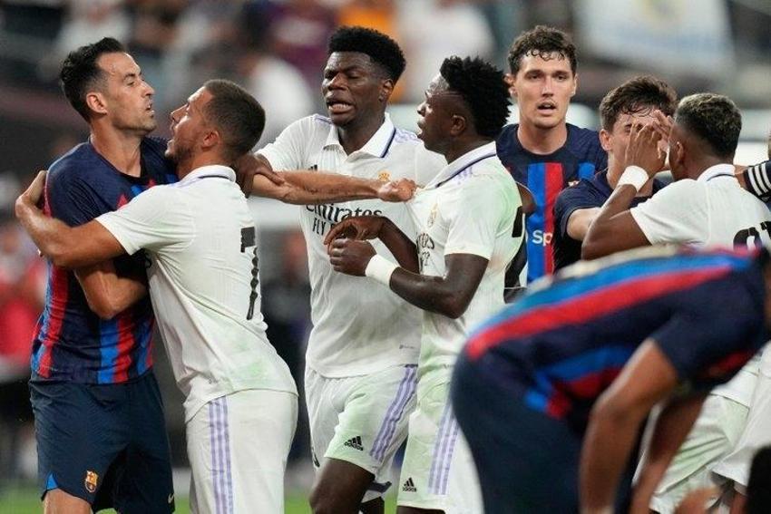 Busquets ile Rodrygo birbirine girdi akıllara Torrent geldi! 'Las Vegas'ta olan Las Vegas'ta kalır!'