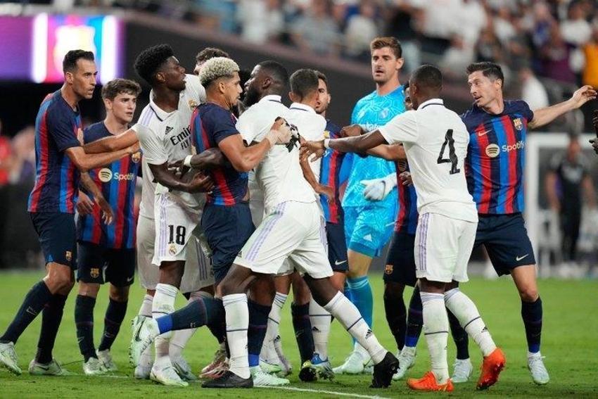 Busquets ile Rodrygo birbirine girdi akıllara Torrent geldi! 'Las Vegas'ta olan Las Vegas'ta kalır!'