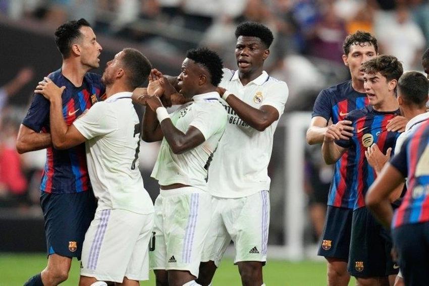 Busquets ile Rodrygo birbirine girdi akıllara Torrent geldi! 'Las Vegas'ta olan Las Vegas'ta kalır!'