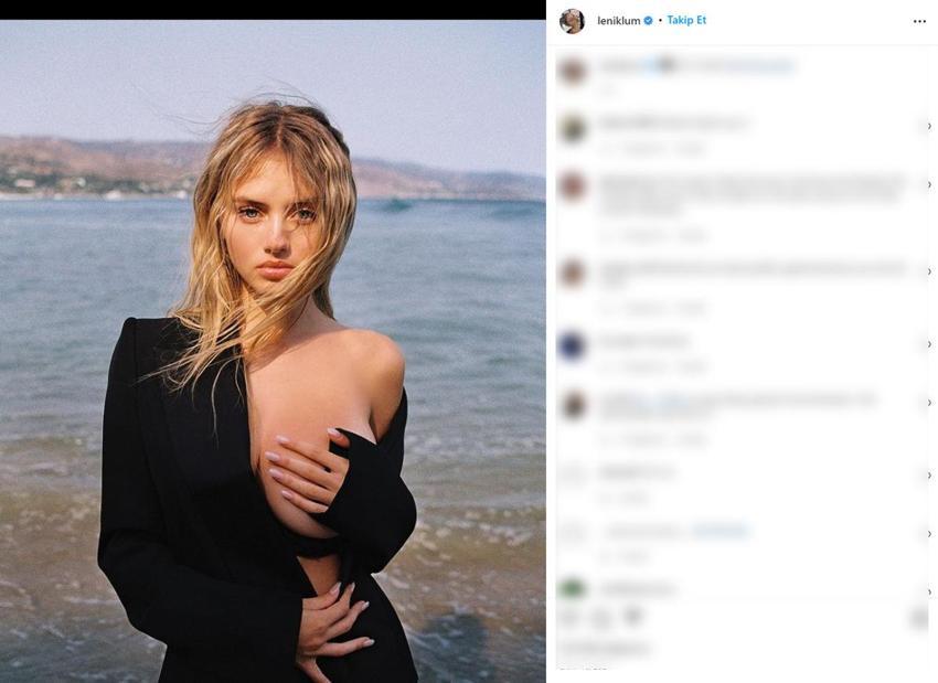  Heidi Klum’un 18 yaşındaki kızı Leni Klum'un bikinili paylaşımına yorum ve beğeni yağdı