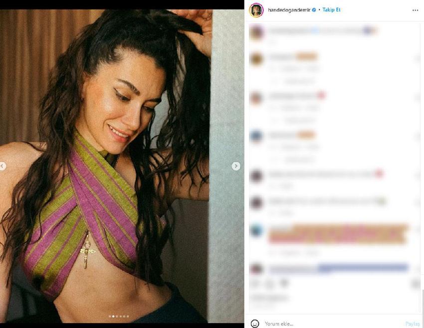Hande Doğandemir'in son paylaşımına beğeni yağdı: Ne olmuş sana böyle?