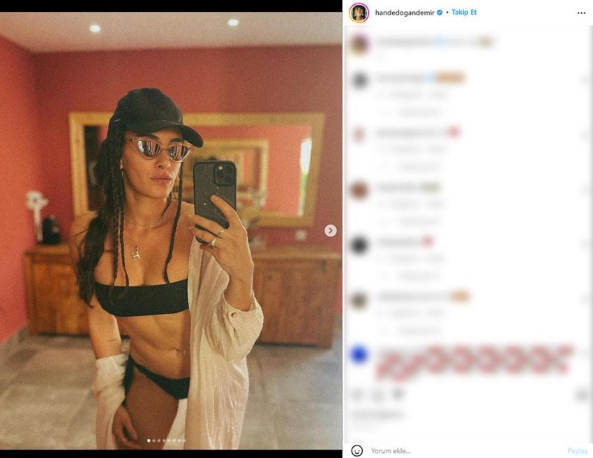 Hande Doğandemir'in son paylaşımına beğeni yağdı: Ne olmuş sana böyle?