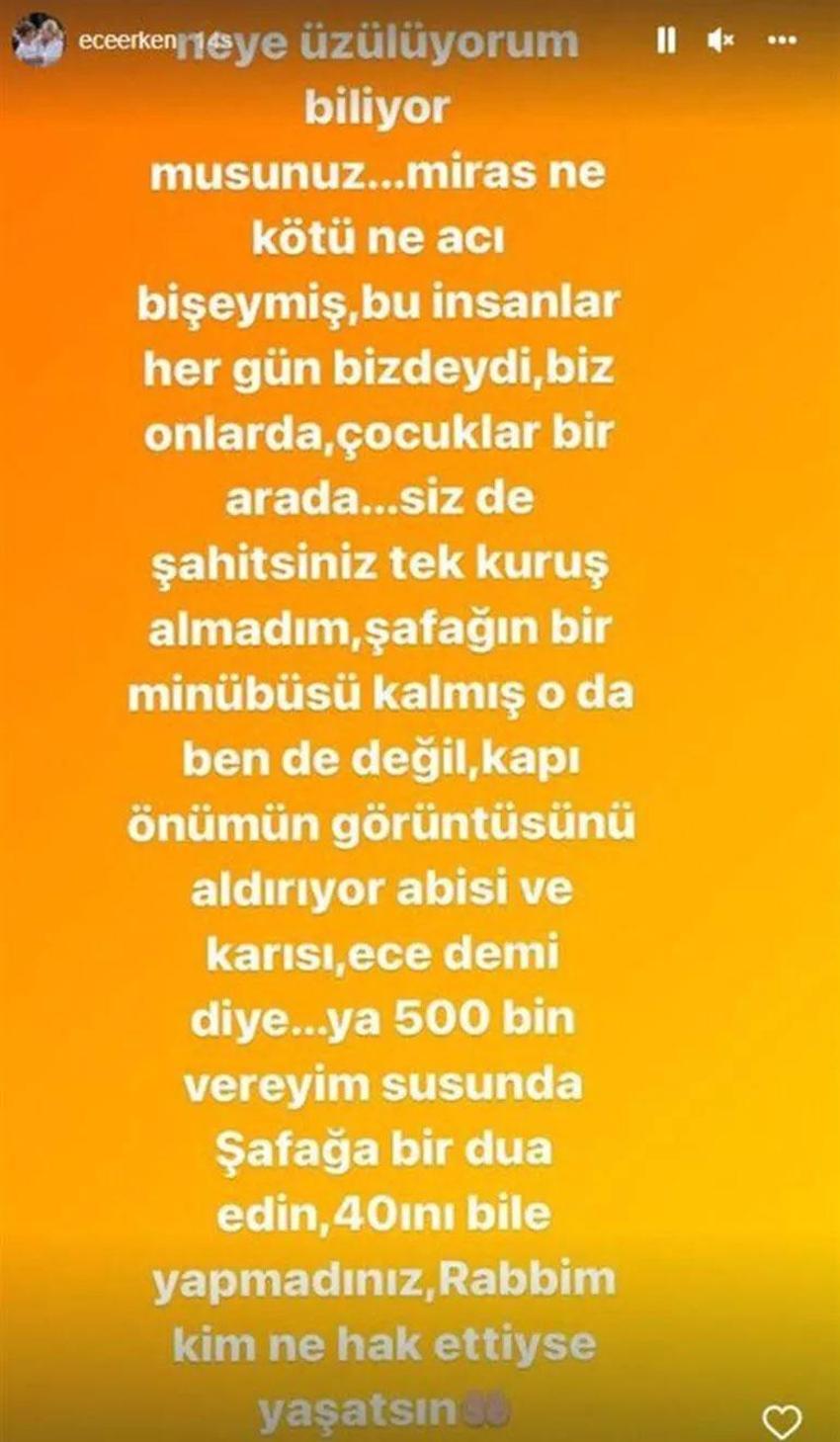 Ece Erken yaptığı açıklama ile şaşırttı! 'Korumasız geziyorum'
